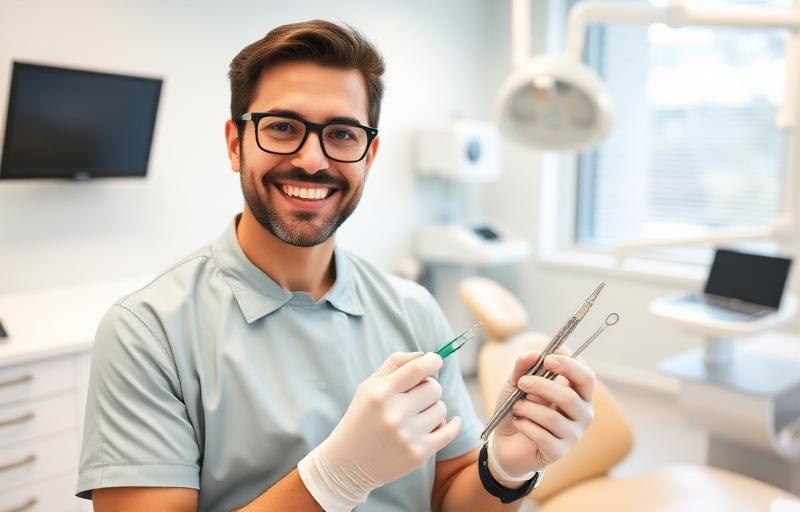 Dentist ready to treat a broken tooth at The DNA Henley Clinic Henley on Thames?